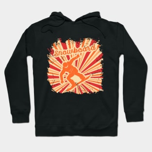 Snowboarding retro Hoodie